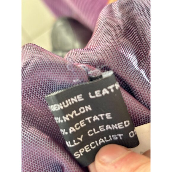 Beyond Sport California Women's Black Leather Jacket Size M - Picture 4 of 6